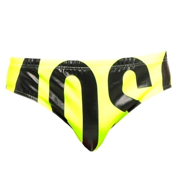 Moschino Men's Neon Yellow Swim Beach Bikini Briefs Bottom size XSMALL - Picture 12 of 16